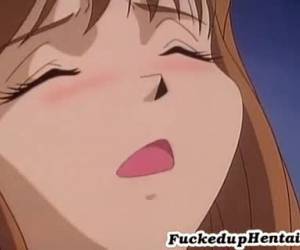 Een tekenfilm met tepels en een natte kut